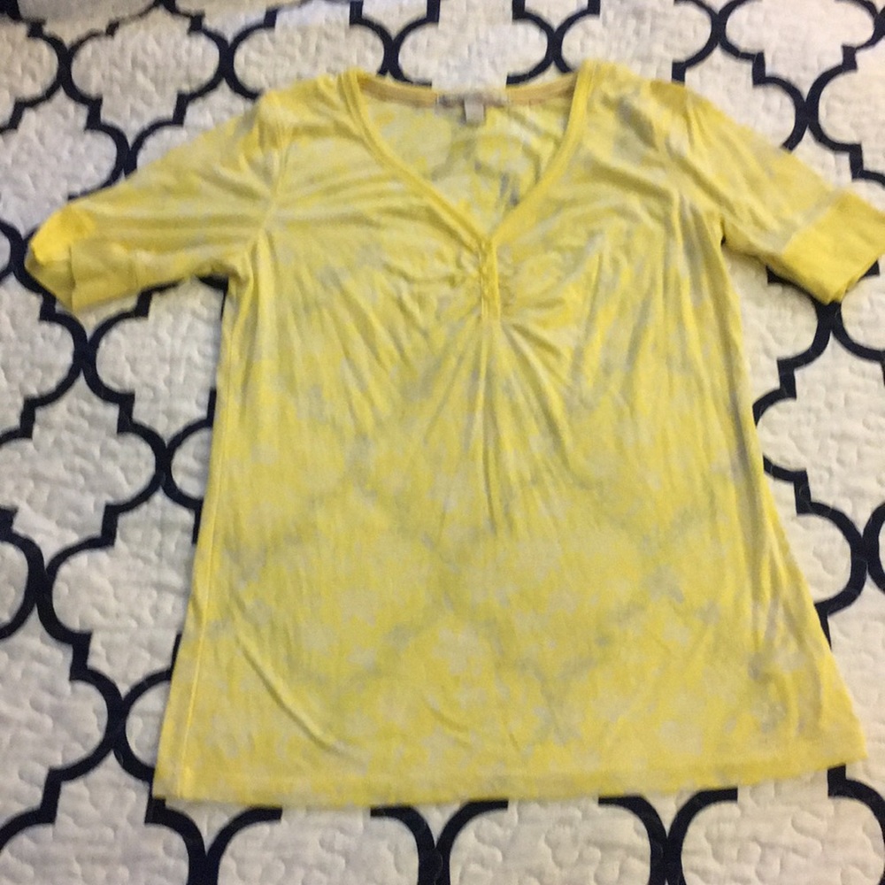 Sheer floral Old Navy shirt